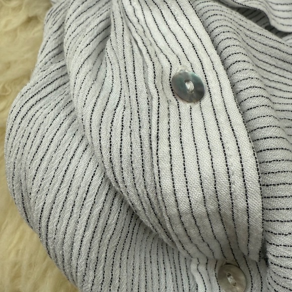 Rails Etta Devenport Stripe Button Down Shirt Light Weight Small - Picture 10 of 10